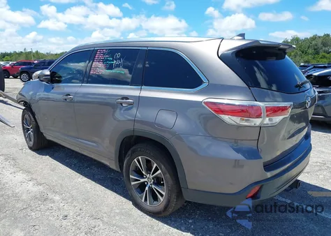2016 Toyota Highlander Xle V6 from USA, damaged, VIN 5TDKKRFH2GS155841